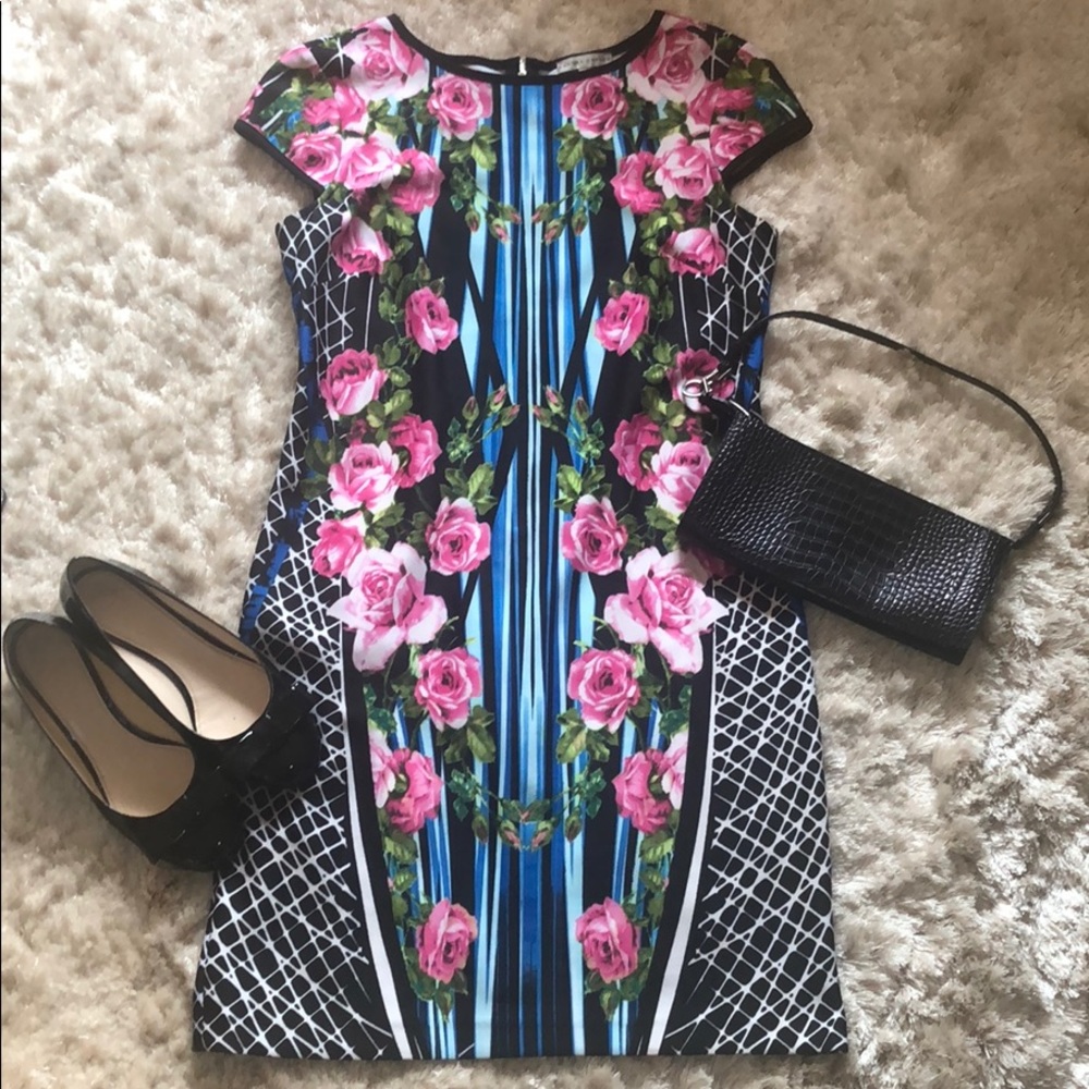 Sandra Darren scuba fitted dress